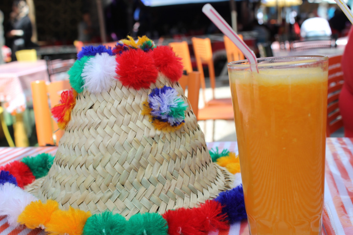 hat juice orange morocco street 1246841